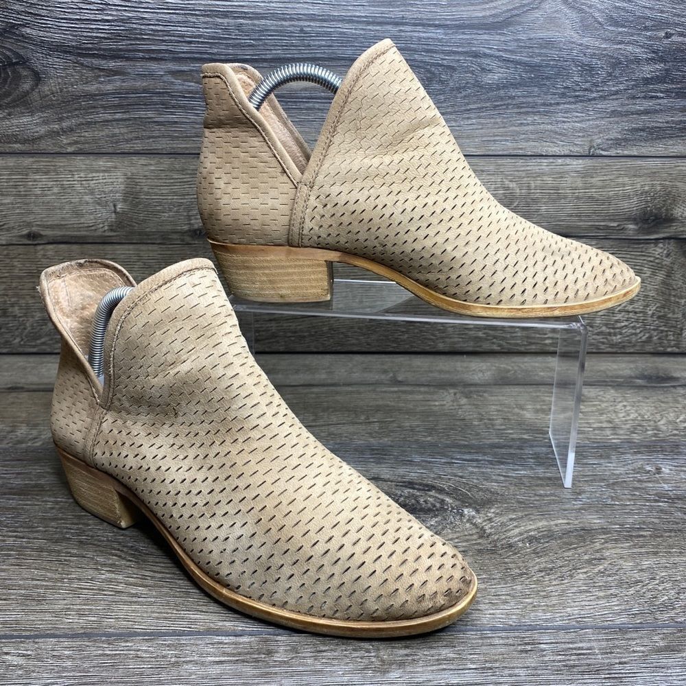 Lucky Brand Baley Women’s Size 9M Brindle Oiled Suede Ankle Bootie 0310LK9031
